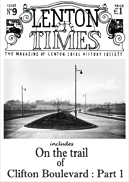 Front cover of Issue 9 - Lenton Times