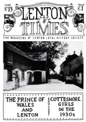 Front cover of Issue 13 - Lenton Times